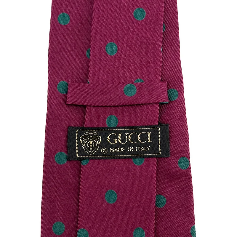 GUCCI / グッチ | シルク 総柄 インターロッキング Gロゴ スーツ ネクタイ |