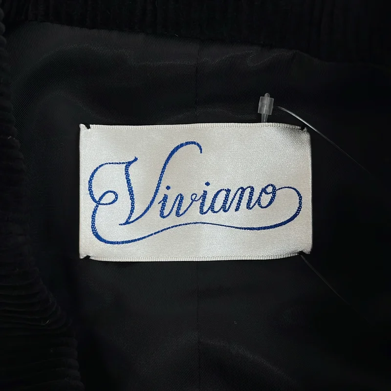 VIVIANO / ヴィヴィアーノ | 2026AW | フラワー刺しゅう ノッチドラペル コーデュロイ テーラードジャケット | S | レディース
