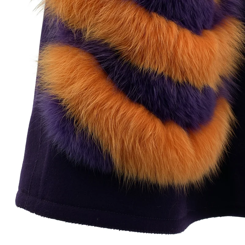 FENDI / フェンディ | フォックスファーポケット ベスト | 40 | レディース