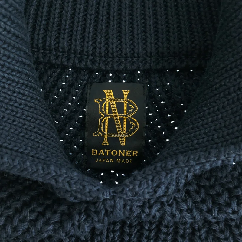 BATONER / バトナー | スキッパー クロップド ニット |