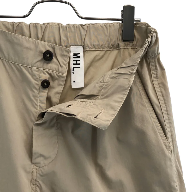 MHL. / エムエイチエルマーガレットハウエル | FINE COMPACT COTTON POPLIN / ファインコンパクト コットンポプリン ワイドイージーパンツ | 3 | レディース