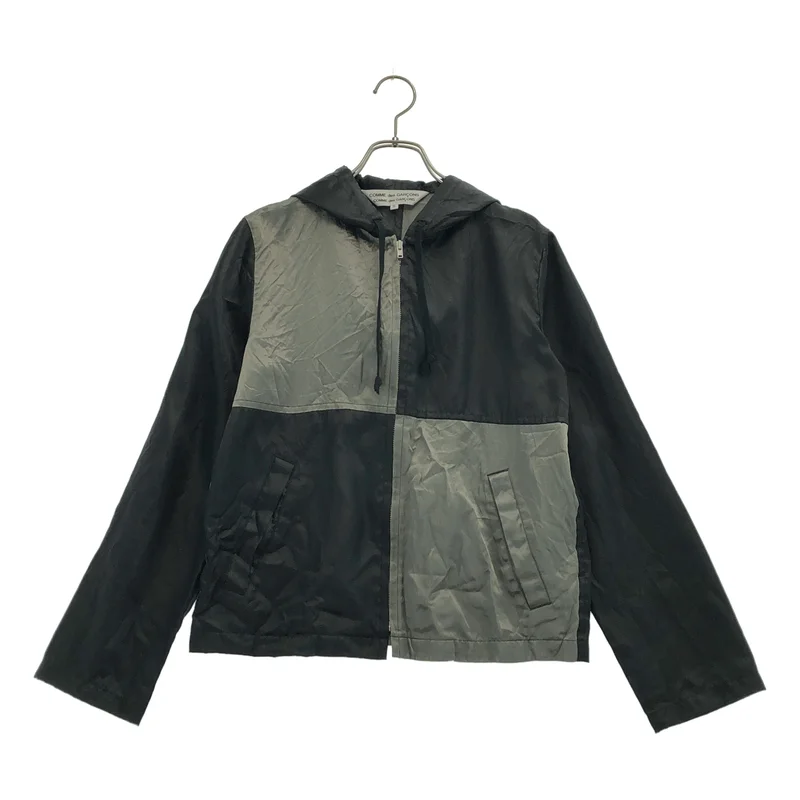 COMME des GARCONS COMME des GARCONS / コムコム | 2015AW | パッチワーク ジップアップ フーディ ジャケット | S | レディース