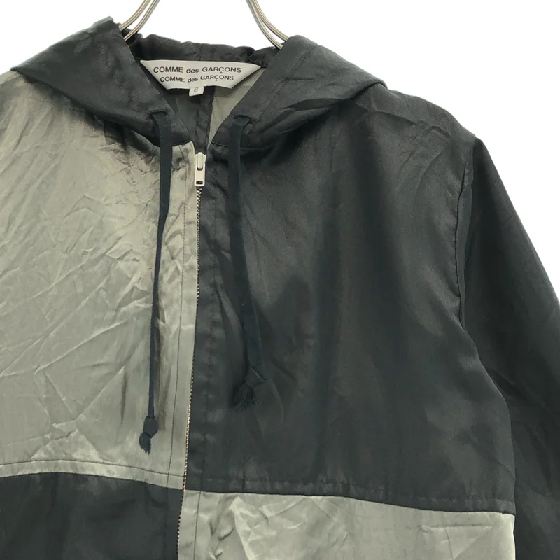 COMME des GARCONS COMME des GARCONS / コムコム | 2015AW | パッチワーク ジップアップ フーディ ジャケット | S | レディース