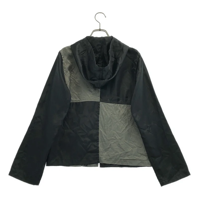 COMME des GARCONS COMME des GARCONS / コムコム | 2015AW | パッチワーク ジップアップ フーディ ジャケット | S | レディース