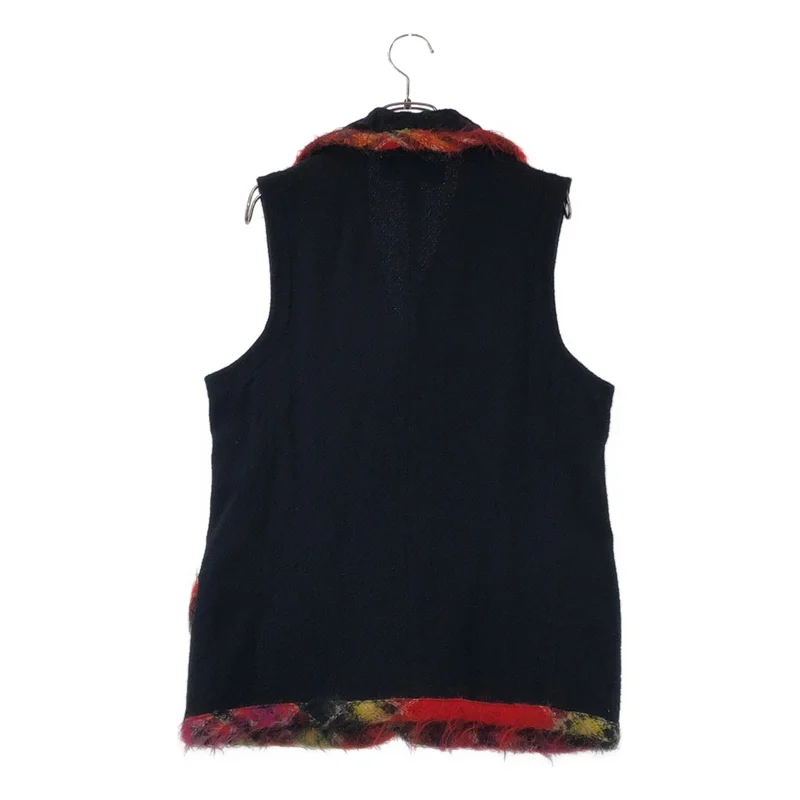 tricot COMME des GARCONS / トリココムデギャルソン | 1993AW | ウール ファー切替 ベスト | M | レディース