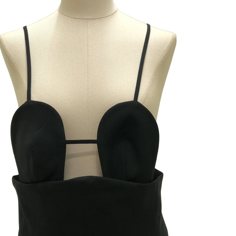 FETICO / フェティコ | WIDE-LEGGED BRA JUMPSUITS / ワイドレッグブラジャンプスーツ | 40 | レディース