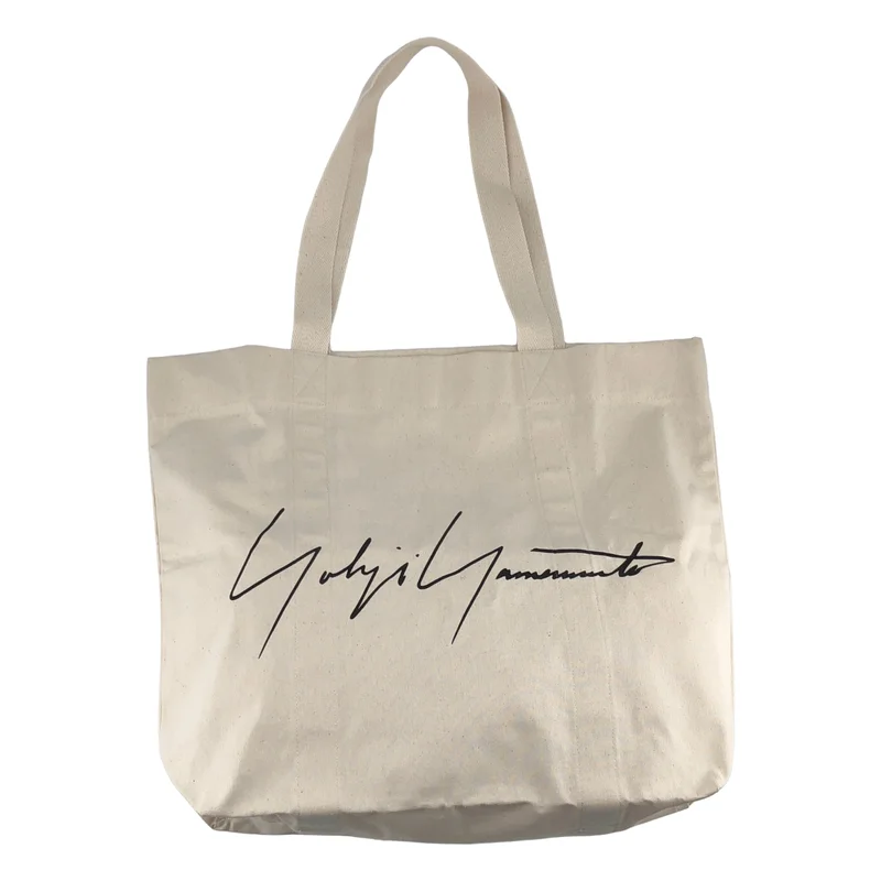 YOHJI YAMAMOTO / ヨウジヤマモト | ロゴ キャンバス トートバッグ / ユニセックス |