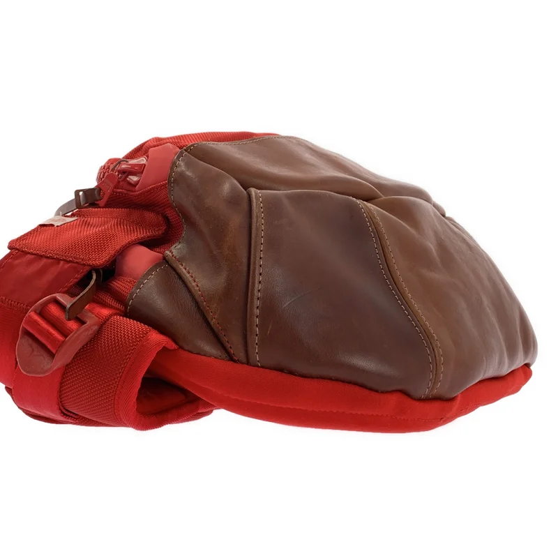 visvim / ビズビム | Ballistic 8L レザー 切替 ボディバッグ |