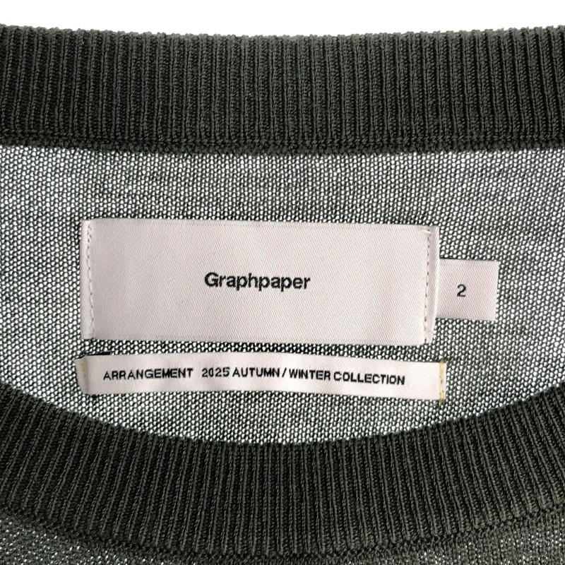 Graphpaper / グラフペーパー | 2025AW | High Gauge L/S Oversized