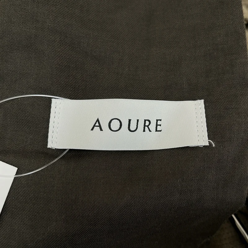 AOURE / アウール | ドローストリング センタープレス スラックス パンツ | L | メンズ