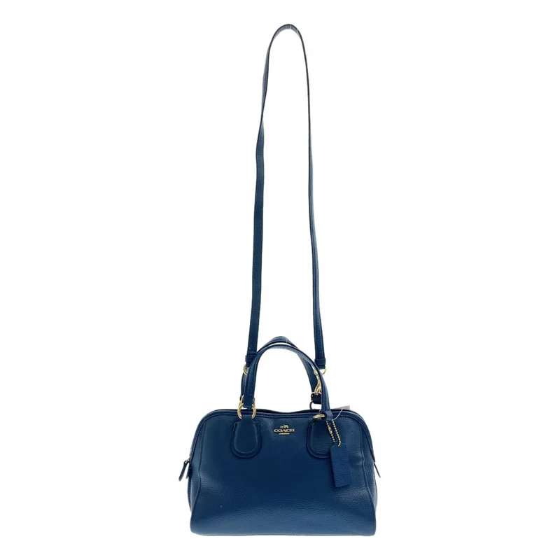 COACH / コーチ | 2way ショルダー付き レザー ハンドバッグ / ロゴ総裏地 |