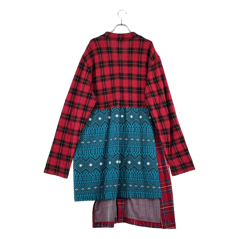 COMME des GARCONS HOMME PLUS / コムデギャルソンオムプリュス | 2020AW | 再構築 変形 アシンメトリー ロング ニット カーディガン | L | メンズ