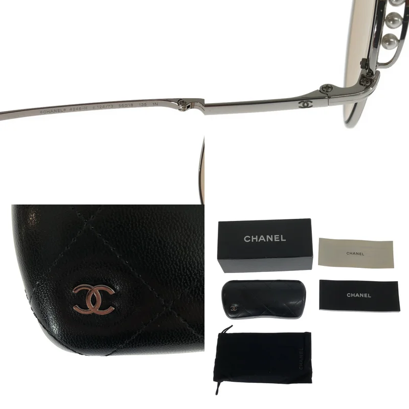 CHANEL / シャネル | パール サングラス 4268-H | 56◻︎18 135 | その他