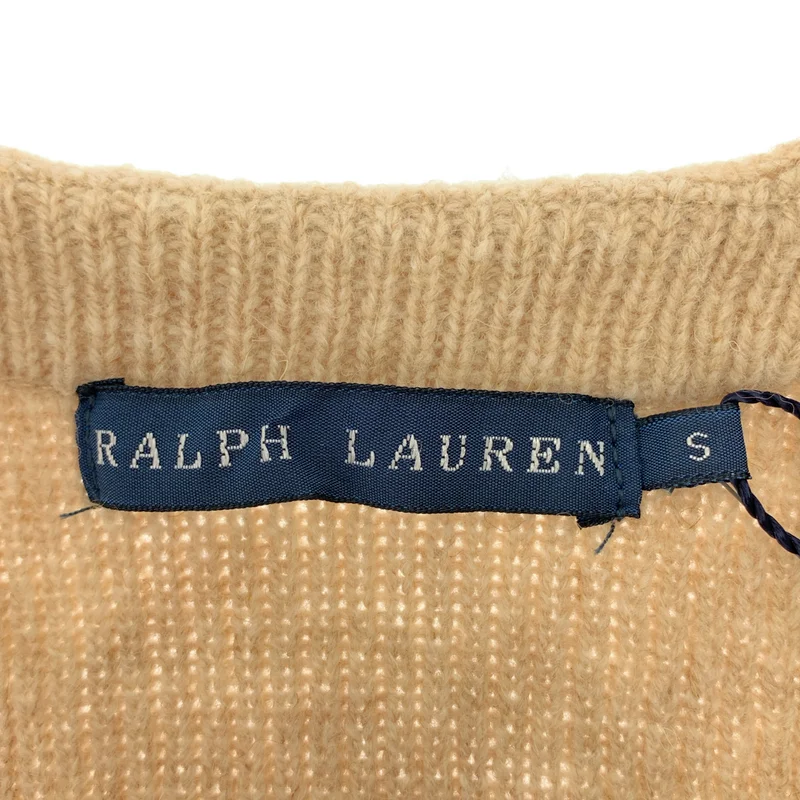 RALPH LAUREN / ラルフローレン | ウール カシミヤ ニット ベスト | S | レディース