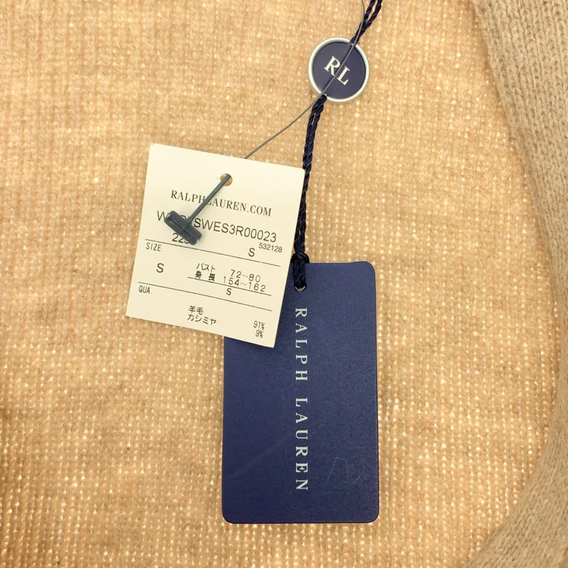 RALPH LAUREN / ラルフローレン | ウール カシミヤ ニット ベスト | S | レディース