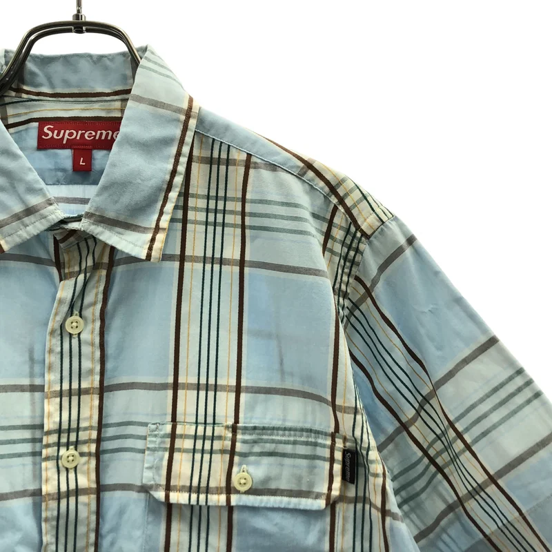 SUPREME / シュプリーム | チェック 半袖シャツ | L | メンズ