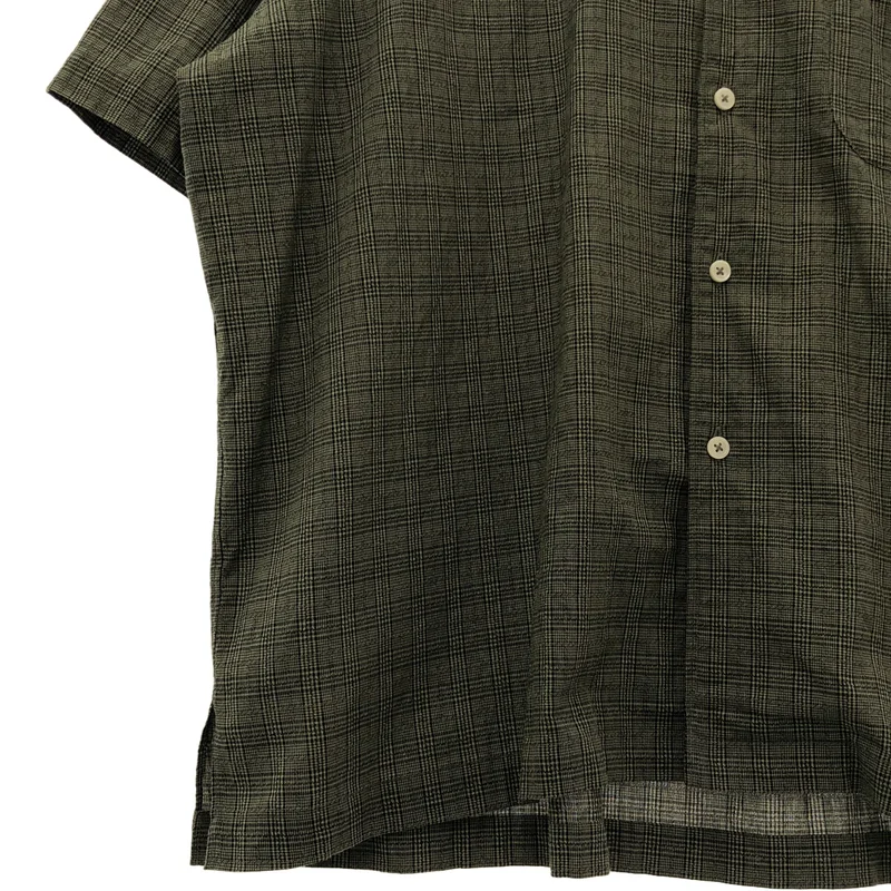SEDAN ALL-PURPOSE / セダン オールパーパス | 2025SS | Dobby Plaid Open Collar S/S Shirt / ドビープレイド オープンカラーシャツ | L | メンズ