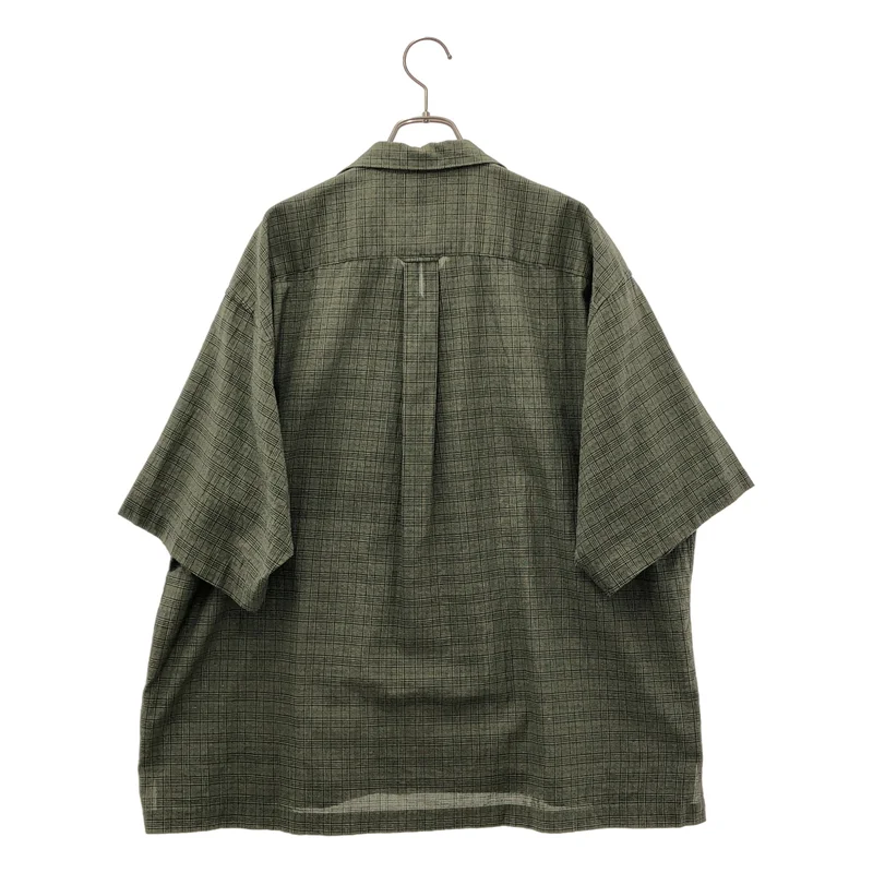 SEDAN ALL-PURPOSE / セダン オールパーパス | 2025SS | Dobby Plaid Open Collar S/S Shirt / ドビープレイド オープンカラーシャツ | L | メンズ