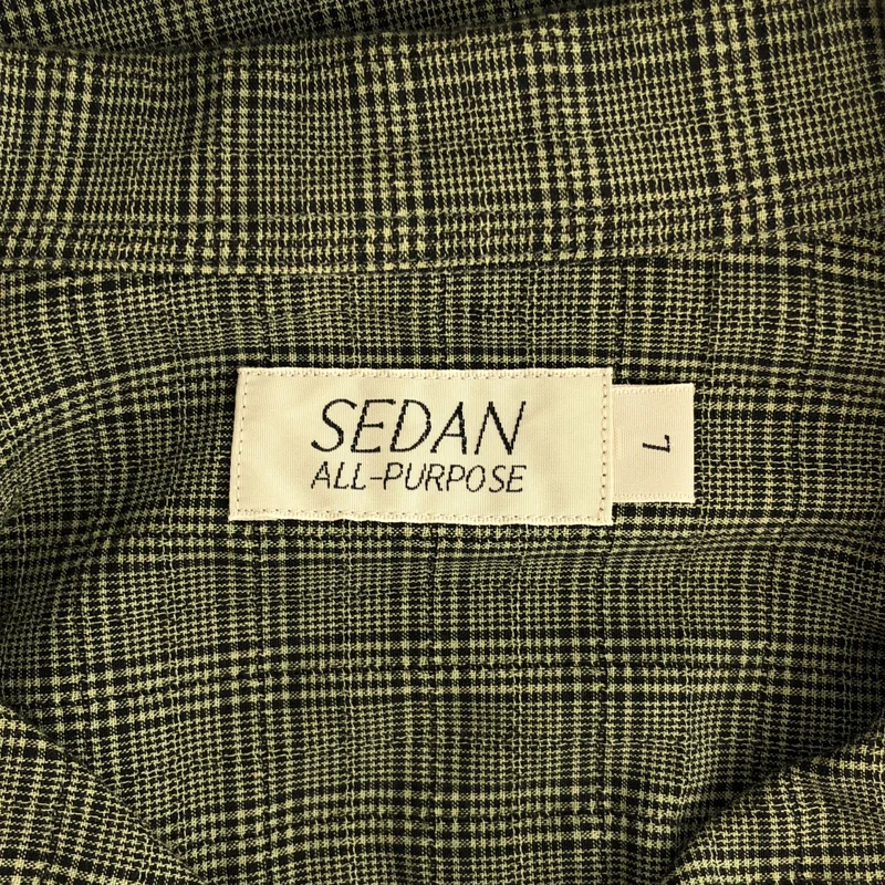 SEDAN ALL-PURPOSE / セダン オールパーパス | 2025SS | Dobby Plaid Open Collar S/S Shirt / ドビープレイド オープンカラーシャツ | L | メンズ