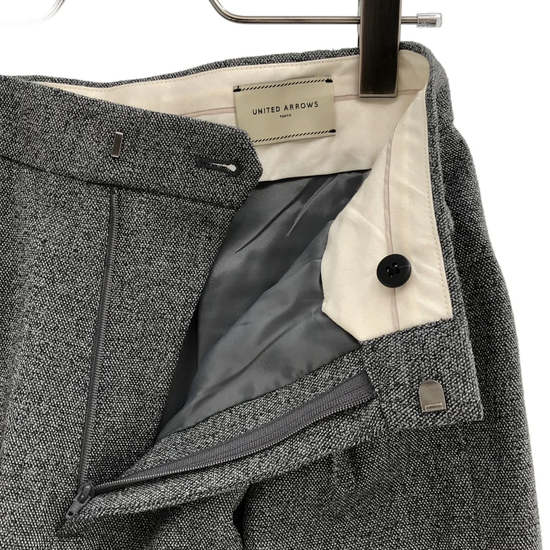 UNITED ARROWS / ユナイテッドアローズ | BONOTTO リサイクルポリエステル タックテーパードパンツ 1514-202-5400 | 36 | レディース