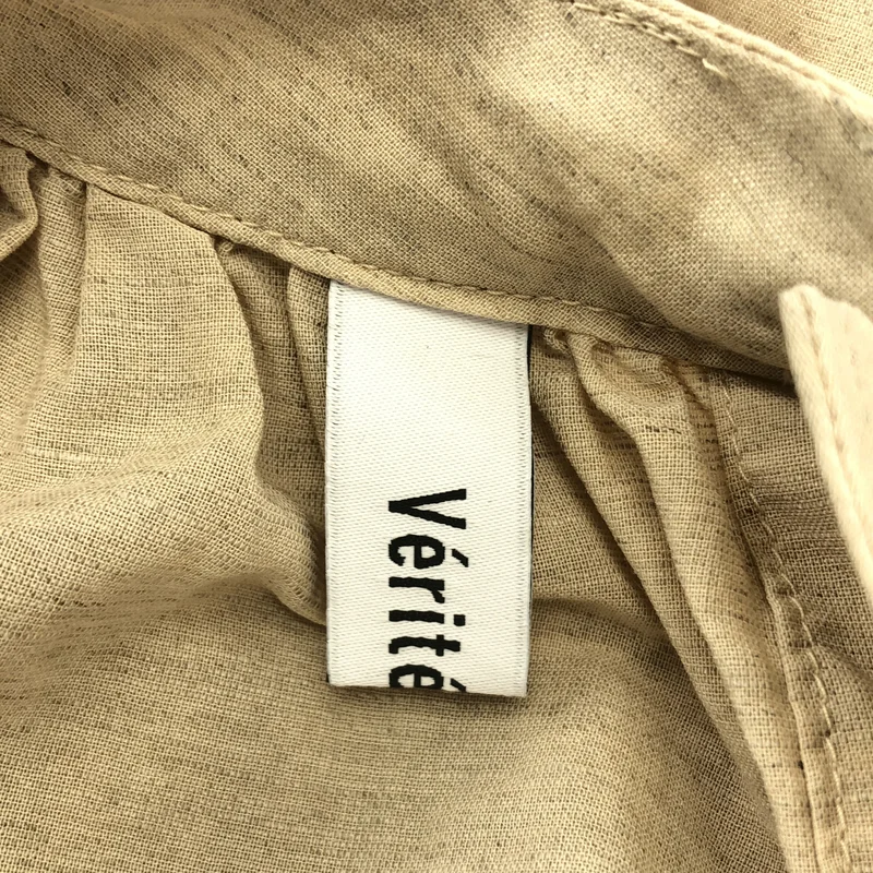 veritecoeur / ヴェリテクール | リネン ギャザーブラウス | F | レディース