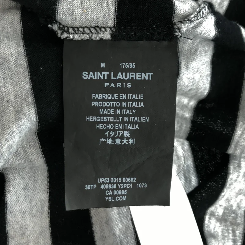 SAINT LAURENT / サンローラン | 2015SS | エディ期 ボーダーTシャツ | M | メンズ