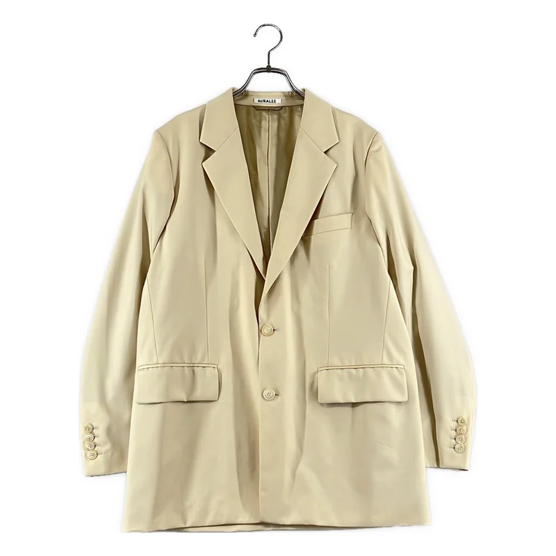 AURALEE / オーラリー | 2023AW | SUPER FINE WOOL TWILL JACKET / シングルブレスト テーラードジャケット / 総裏地 | 1 | メンズ