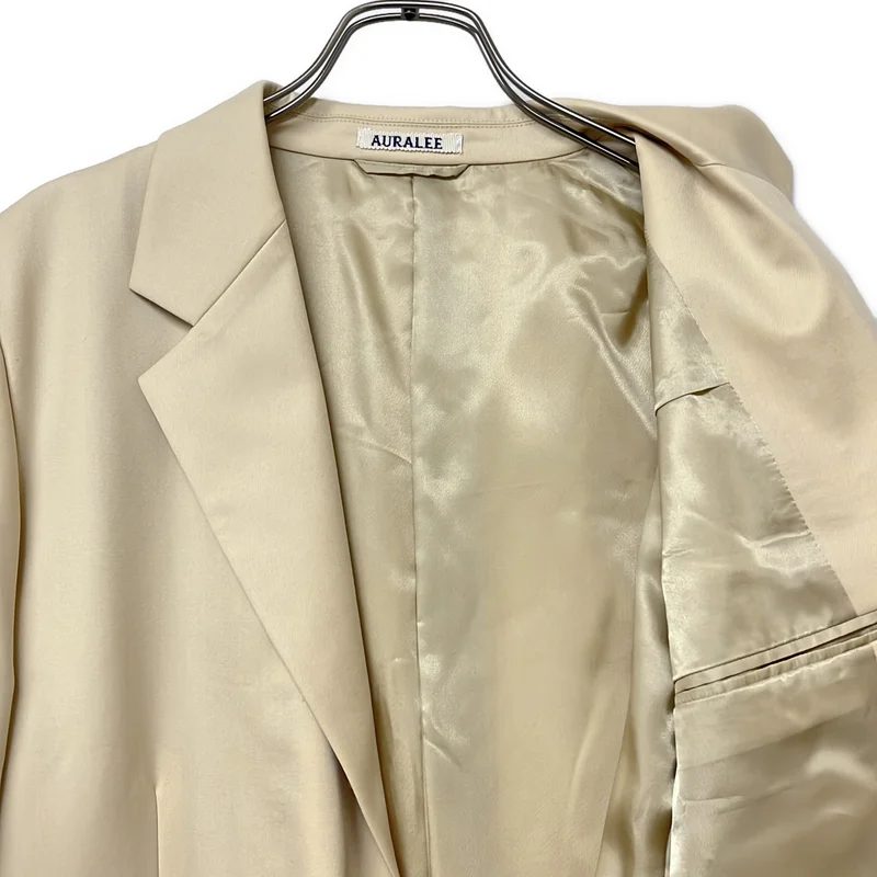 AURALEE / オーラリー | 2023AW | SUPER FINE WOOL TWILL JACKET / シングルブレスト テーラードジャケット / 総裏地 | 1 | メンズ