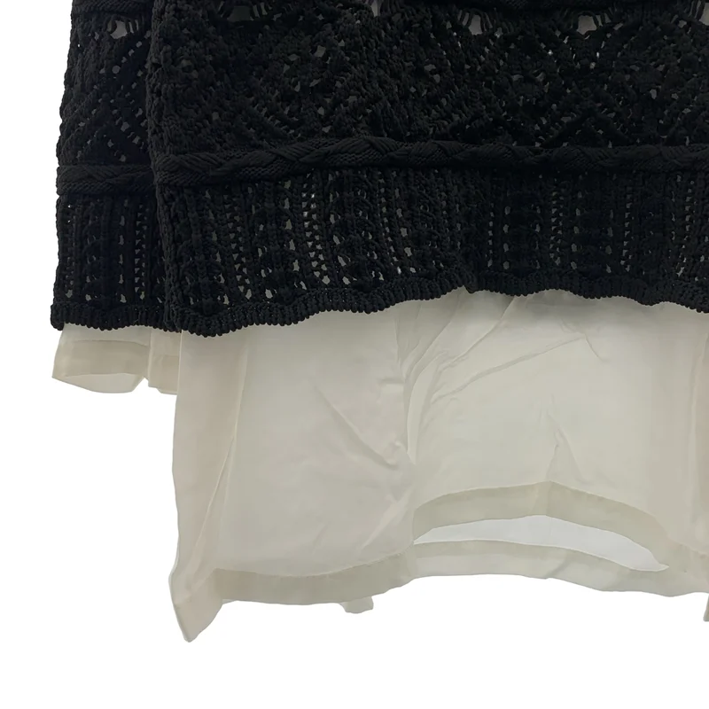 COMME des GARCONS / コムデギャルソン | 2023SS | レイヤード ローゲージ デザイン ニット | M | レディース