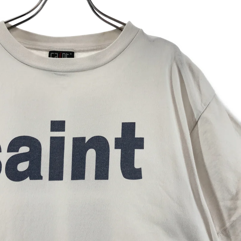 SAINT MICHAEL  Mxxxxxx / セントマイケル | SS TEE _door_WHITE / 両面プリント Tシャツ カットソー | S | メンズ
