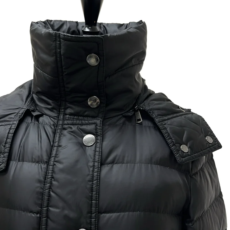 Burberry / バーバリー | ノバチェック裏地 ロングダウンコート | 38 | レディース