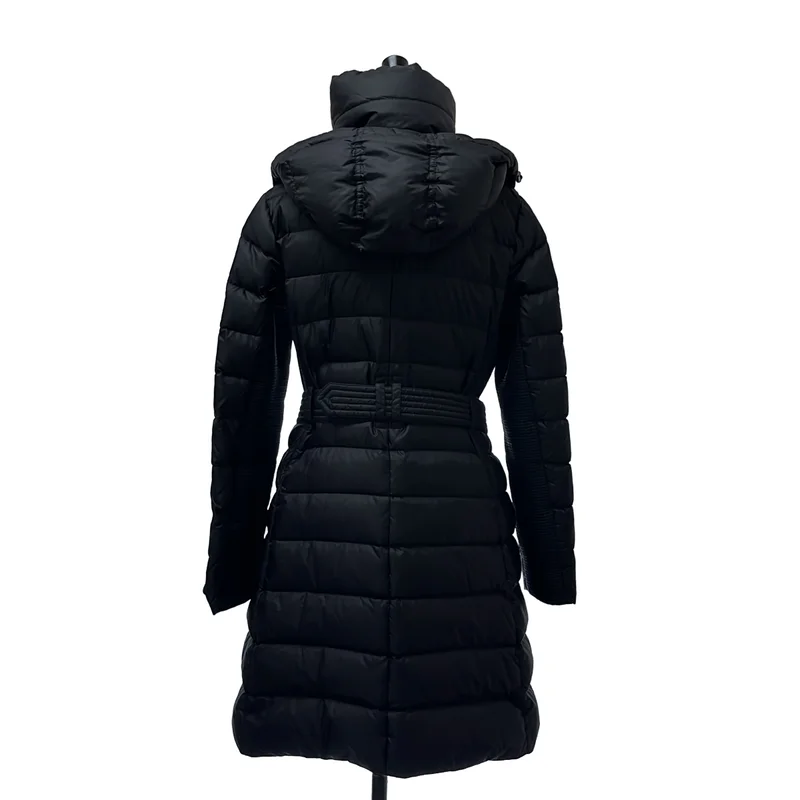 Burberry / バーバリー | ノバチェック裏地 ロングダウンコート | 38 | レディース