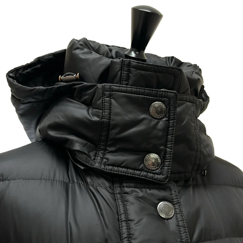 Burberry / バーバリー | ノバチェック裏地 ロングダウンコート | 38 | レディース