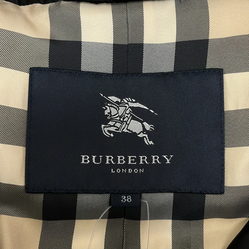 Burberry / バーバリー | ノバチェック裏地 ロングダウンコート | 38 | レディース