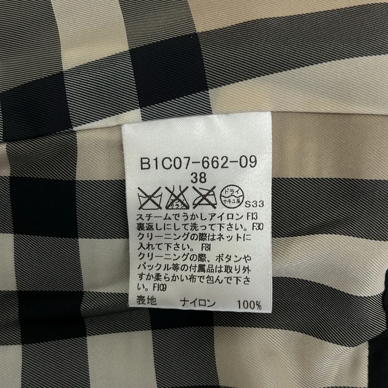 Burberry / バーバリー | ノバチェック裏地 ロングダウンコート | 38 | レディース