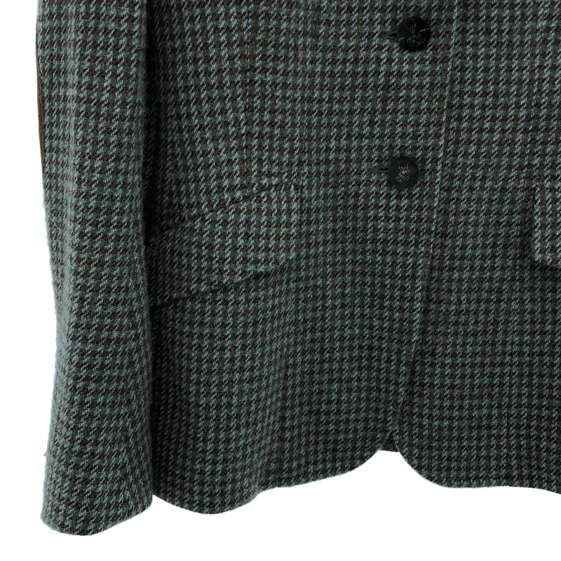 RALPH LAUREN / ラルフローレン | ツイード エルボーパッチ テーラードジャケット | 0 | レディース