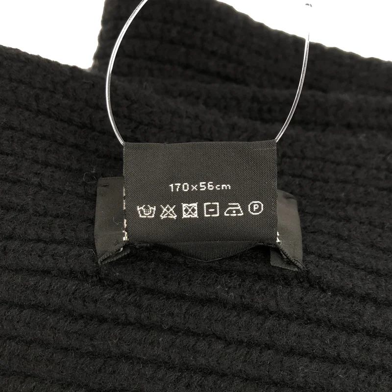 Acne Studios / アクネストゥディオズ | リブ編み 大判マフラー |