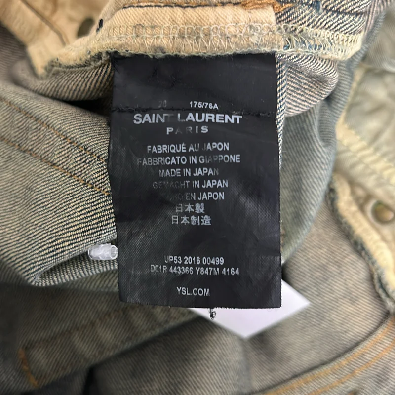 SAINT LAURENT PARIS / サンローランパリ | 2016AW | スキニーデニムパンツ | 28 | メンズ