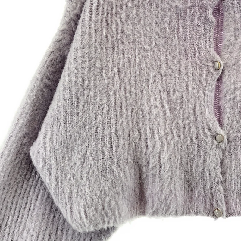 Mame Kurogouchi / マメクロゴウチ | 2025AW | Silk Knited Cardigan / シルク ニット カーディガン | 1 | レディース