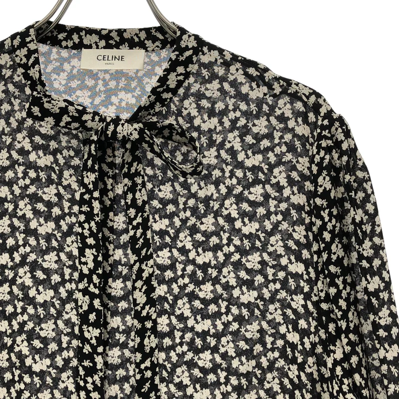 CELINE / セリーヌ | ボウタイ シャツ_長袖 2B243313F | 38 | レディース