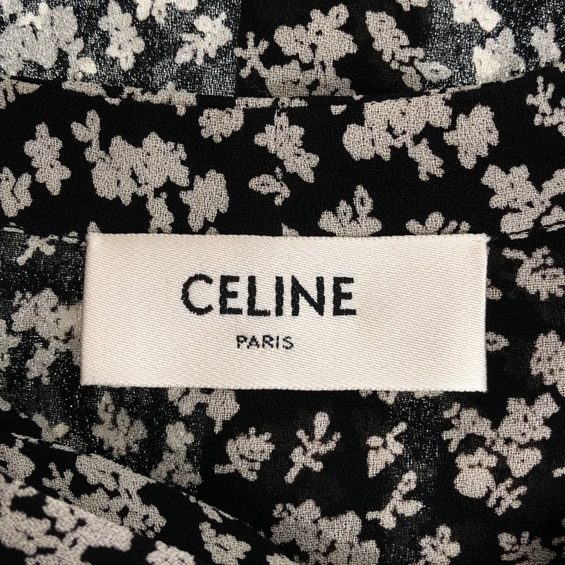 CELINE / セリーヌ | ボウタイ シャツ_長袖 2B243313F | 38 | レディース