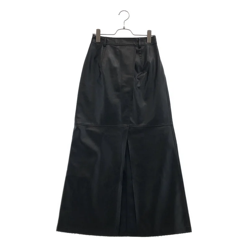 AMERI / アメリ | LUSTER SYNTHETIC LEATHER SKIRT エコレザー スカート | S | レディース