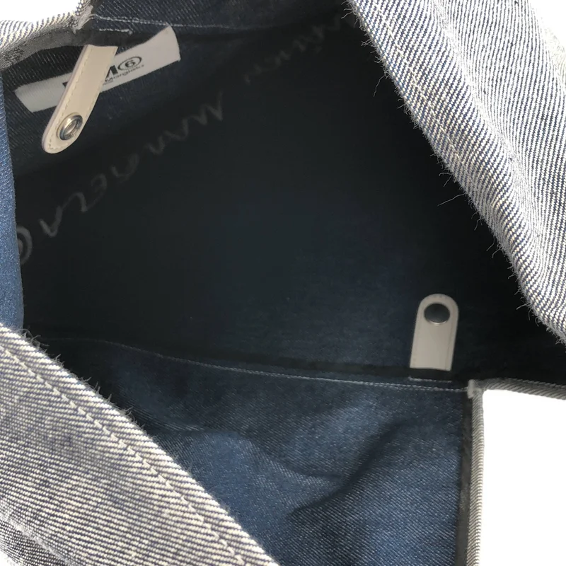MM6 Maison Margiela / エムエムシックスメゾンマルジェラ | ロゴエンブロイダリー デニム ジャパニーズトート |