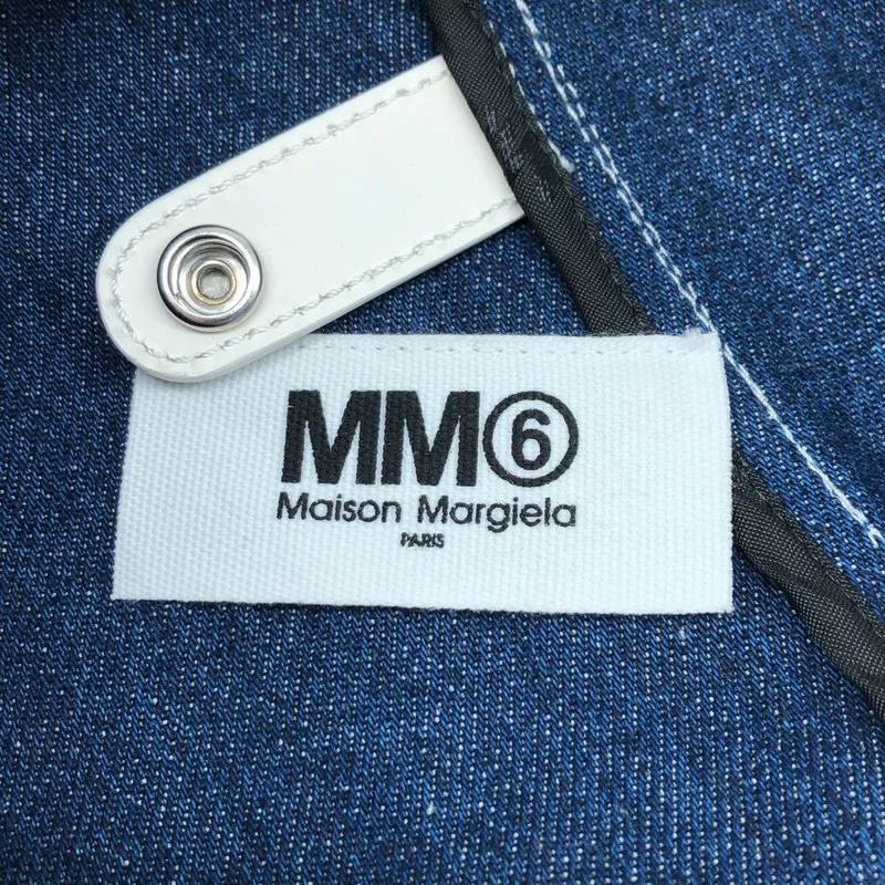 MM6 Maison Margiela / エムエムシックスメゾンマルジェラ | ロゴエンブロイダリー デニム ジャパニーズトート |