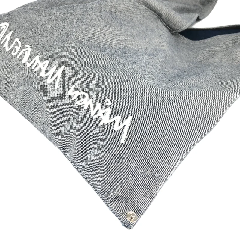 MM6 Maison Margiela / エムエムシックスメゾンマルジェラ | ロゴエンブロイダリー デニム ジャパニーズトート |