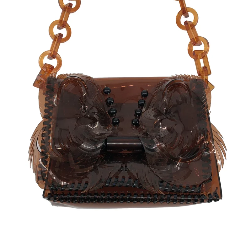 Mame Kurogouchi / マメクロゴウチ | Mini Chain Bag / PVC ミニチェーンバッグ |