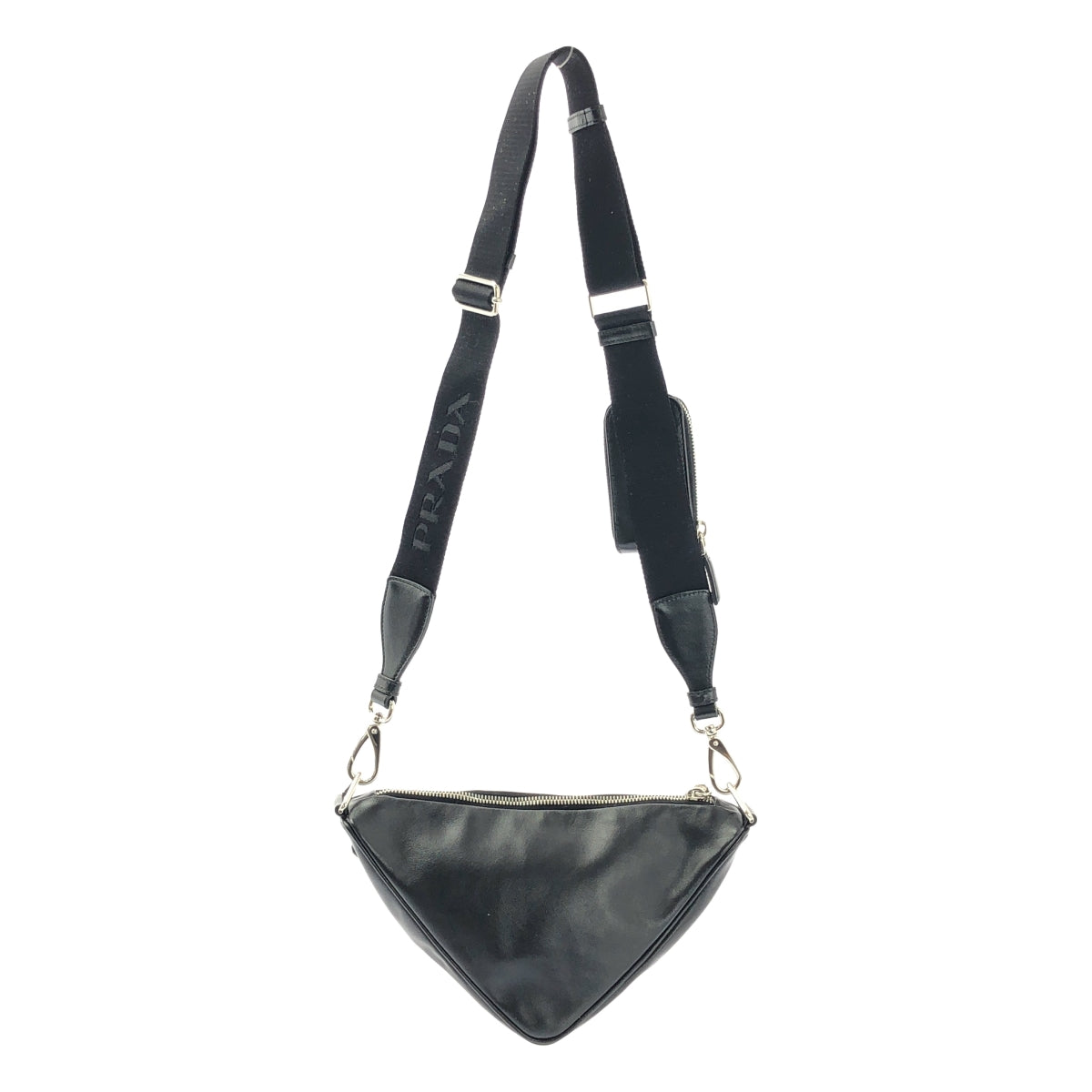 美品】 PRADA / プラダ | GRACE LUX トライアングル レザー エンボス