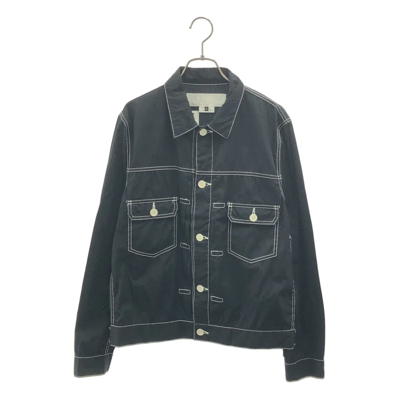 GANRYU / ガンリュウ | 2016SS | コットン ステッチ シャツジャケット | L | メンズ