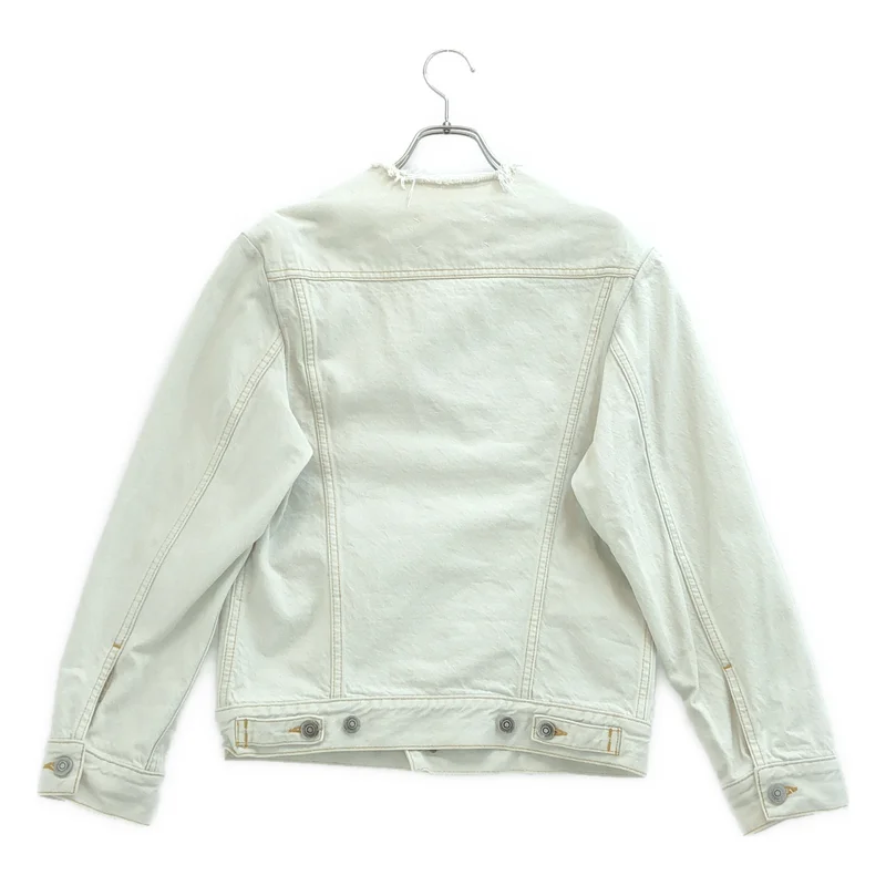 Maison Margiela / メゾンマルジェラ | 2023SS | ノーカラー デニムジャケット | 40 | レディース