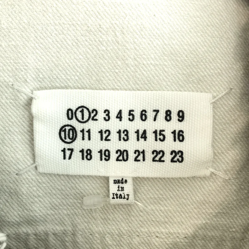 Maison Margiela / メゾンマルジェラ | 2023SS | ノーカラー デニムジャケット | 40 | レディース